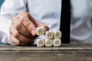 Real estate market conceptual image